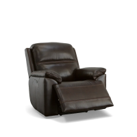 Flexsteel Jackson Power Reclining Leather Sofa or Set With Power Tilt Headrest