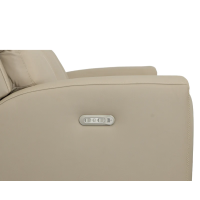 Flexsteel Jarvis Power Reclining Leather Sofa or Set With Power Tilt Headrest