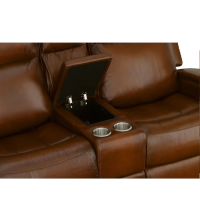 Flexsteel Mustang Power Reclining Leather Sofa or Set With Power Tilt Headrest