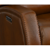 Flexsteel Mustang Power Reclining Leather Sofa or Set With Power Tilt Headrest