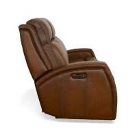 Flexsteel Mustang Power Reclining Leather Sofa or Set With Power Tilt Headrest