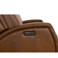 Flexsteel Mustang Power Reclining Leather Sofa or Set With Power Tilt Headrest