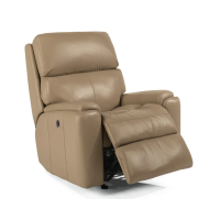 Flexsteel Rio Power Reclining Leather Sofa or Set With Power Tilt Headrest