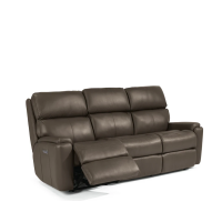 Flexsteel Rio Power Reclining Leather Sofa or Set With Power Tilt Headrest