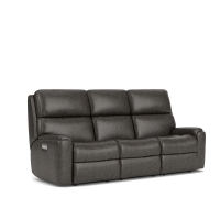 Flexsteel Rio Power Reclining Leather Sofa or Set With Power Tilt Headrest