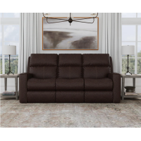 Flexsteel Score Power Reclining Leather Sofa or Set With Power Tilt Headrest