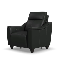 Flexsteel Walter Power Reclining Leather Sofa or Set With Power Tilt Headrest
