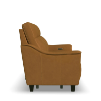 Flexsteel Walter Power Reclining Leather Sofa or Set With Power Tilt Headrest