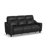 Flexsteel Walter Power Reclining Leather Sofa or Set With Power Tilt Headrest