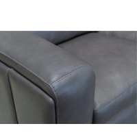 Flexsteel Wyatt Power Reclining Leather Sofa or Set - With Power Tilt Headrest | Power Lumbar
