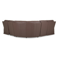 Cressa Reclining Leather Sectional