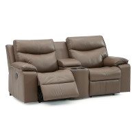 Cressa Reclining Leather Sectional
