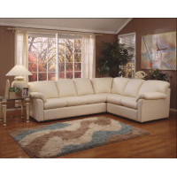 Callen Leather Sectional