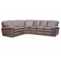 Duren Reclining Leather Sectional - Available with Power Recline