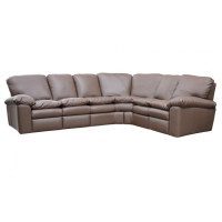 Duren Reclining Leather Sectional - Available with Power Recline