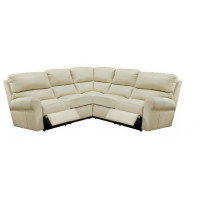 Barrow Cove Reclining Leather Sectional - Available with Power Recline | Power Lumbar
