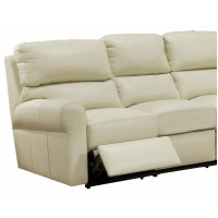 Barrow Cove Reclining Leather Sectional - Available with Power Recline | Power Lumbar