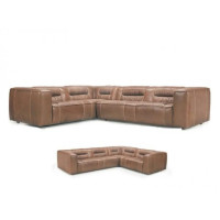 Perra Leather Sectional