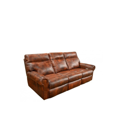 Cutler Reclining Leather Sofa or Set- Available With Power Recline | Power Tilt Headrest | Power Lumbar