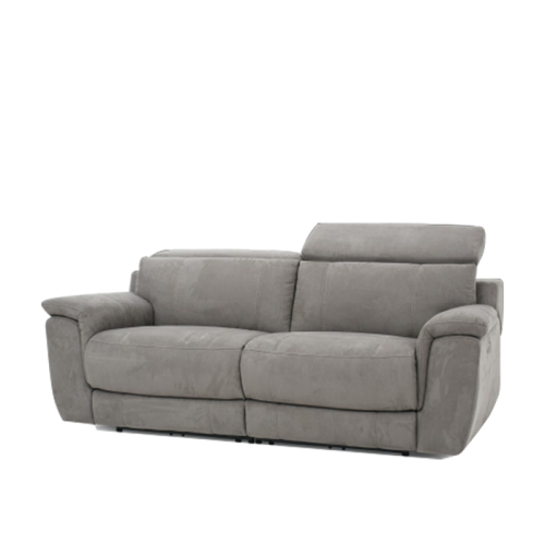 Abella Power Reclining Leather Sofa or Set With Power Headrest