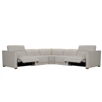 Jessa Power Reclining Leather Sectional With Power Headrest