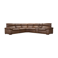 Palma Power Reclining Leather Sectional