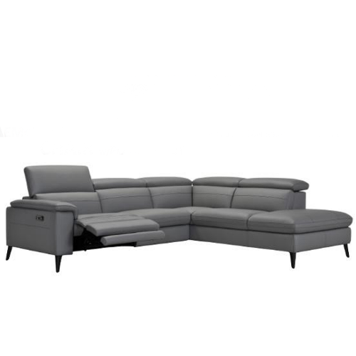 Destira Power Reclining Leather Sectional