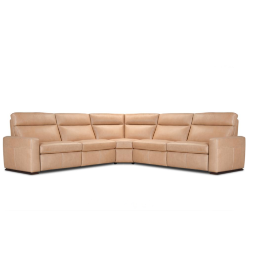 Moria Power Reclining Leather Sectional