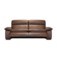 Palma Power Reclining Leather Sofa or Set With Power Headrests