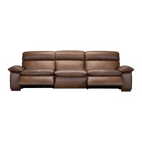 Palma Power Reclining Leather Sofa or Set With Power Headrests