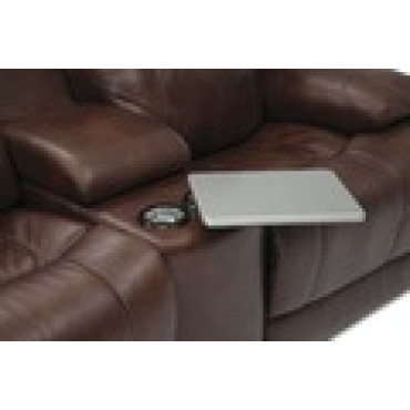 Kenna Power Reclining Leather Sectional - Available With Power Tilt Headrest | Power Lumbar