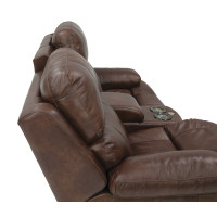 Kenna Power Reclining Leather Sofa or Set - Available With Power Tilt Headrest | Power Lumbar
