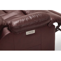 Kenna Power Reclining Leather Sofa or Set - Available With Power Tilt Headrest | Power Lumbar
