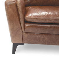 Silra Leather Sectional