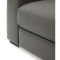 Salena Leather Power Reclining Sectional