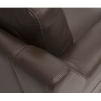 Salena Leather Power Reclining Sectional