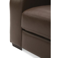 Salena Leather Power Reclining Sectional