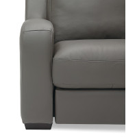 Salena Leather Power Reclining Sectional