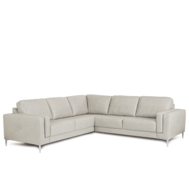 Sannelle Leather Sectional