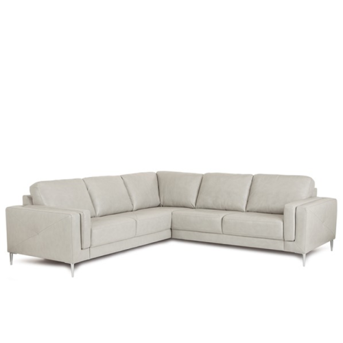 Sannelle Leather Sectional