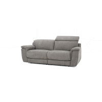 Abella Power Reclining Leather Sofa or Set With Power Headrest