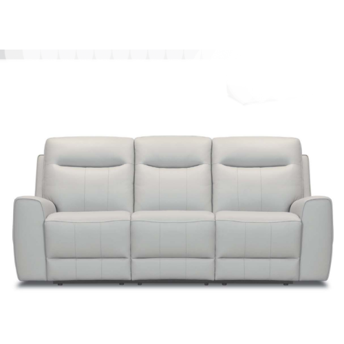 Milara Power Reclining Leather Sofa or Set With Power Headrests