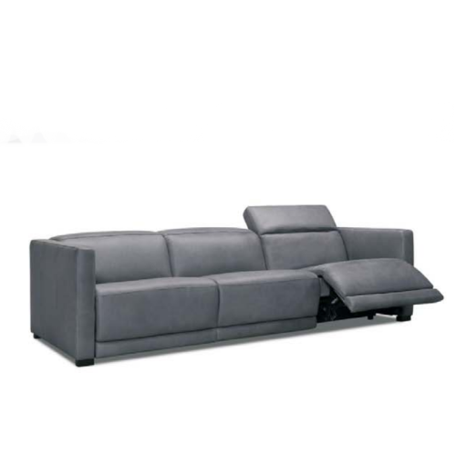 Nara Bay Power Reclining Leather Sofa or Set With Power Headrests
