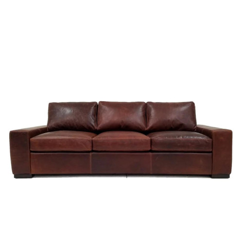 New River Oversized (Deep Seating) Leather Sofa or Set