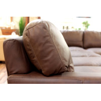 Napa Oversized Seating Leather Sofa or Set | Quick Ship