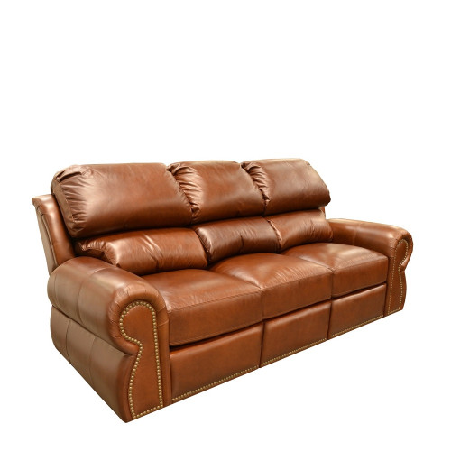 Luma Reclining Leather Sofa or Set - Available with Power Recline | Power Lumbar