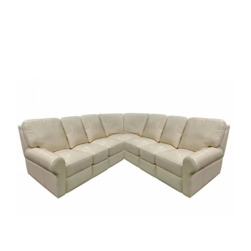Asheboro Reclining Leather Sectional - Available with Power Recline | Power Lumbar