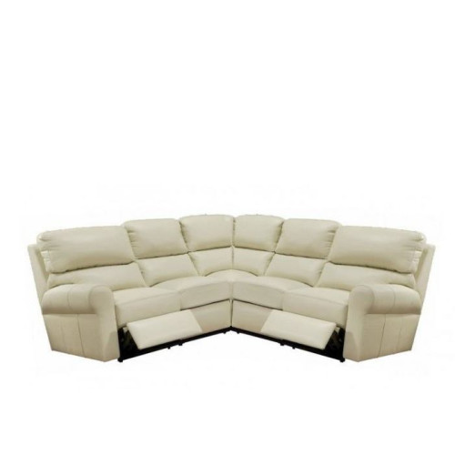 Bar Harbor Reclining Leather Sectional - Available with Power Recline | Power Lumbar
