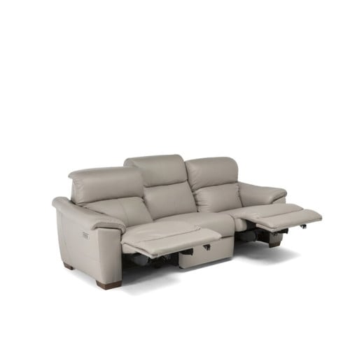Natuzzi Editions C063 Potenza Power Reclining Leather Sofa or Set - Available With Power Tilt Headrest | Power Lumbar