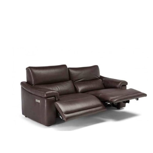 Natuzzi Editions C070 Brama Power Reclining Leather Sofa or Set - Available With Power Tilt Headrest | Power Lumbar